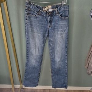 GAP Light/Medium Wash Straight Leg Jeans